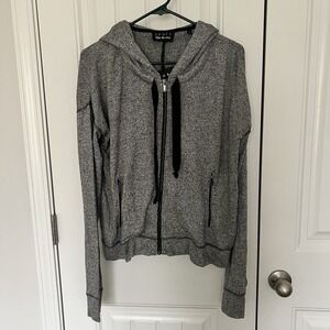 NWT - The Kooples Sport oversized gray lightweight hoodie - Size S can fit a M